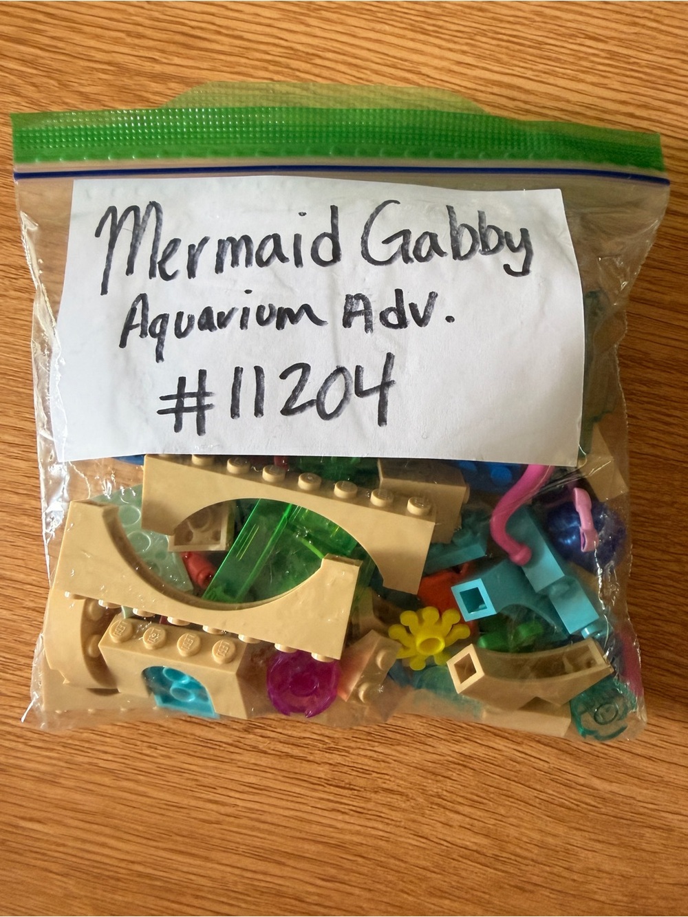 LEGO mermaid Gabby dollhouse aquarium adventure set #11204